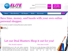 Tablet Screenshot of elitesalefinders.com